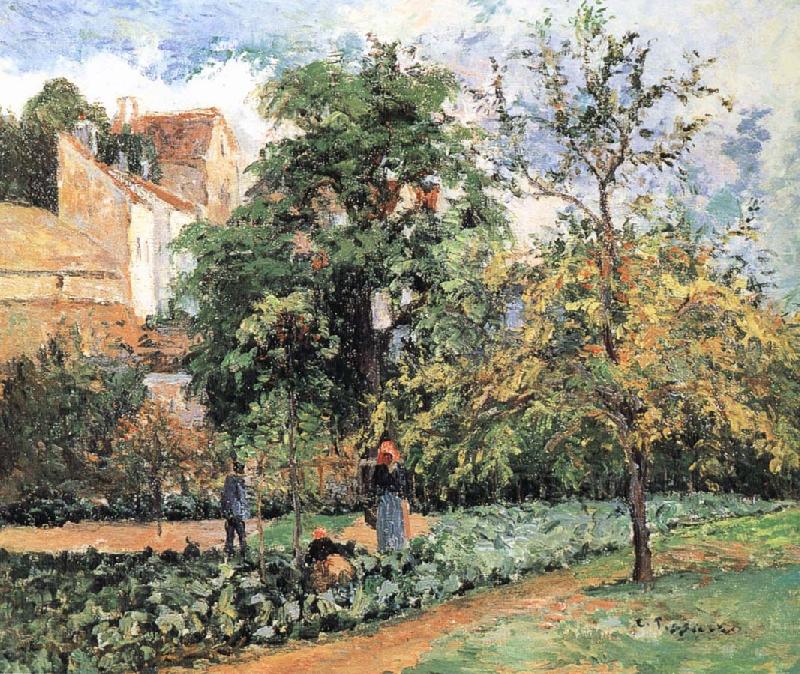 Camille Pissarro Pang plans Schwarz orchards oil painting picture